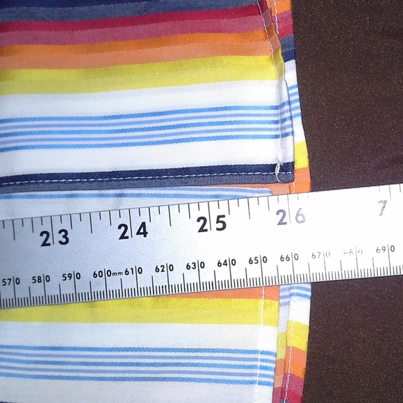 Mens Envy Couture Dress Shirt Striped Size Large - Picture 6 of 6